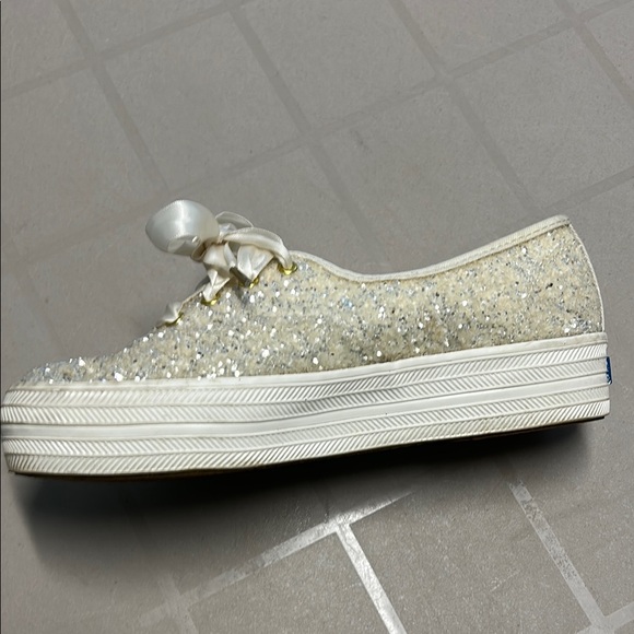 Keds for Kate Spade Silver Glitter Sneakers - Picture 9 of 16